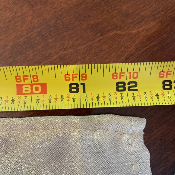 Christmas Holiday Glitter Tablecloth Rectangular Gold 57"x82" Shimmer Party - Picture 3 of 5